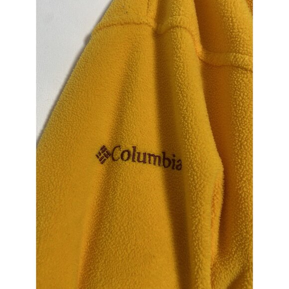 Columbia Sportswear Minnesota Golden Gophers Yellow Hoodie XL Mens Fleece Pullov - Picture 7 of 16